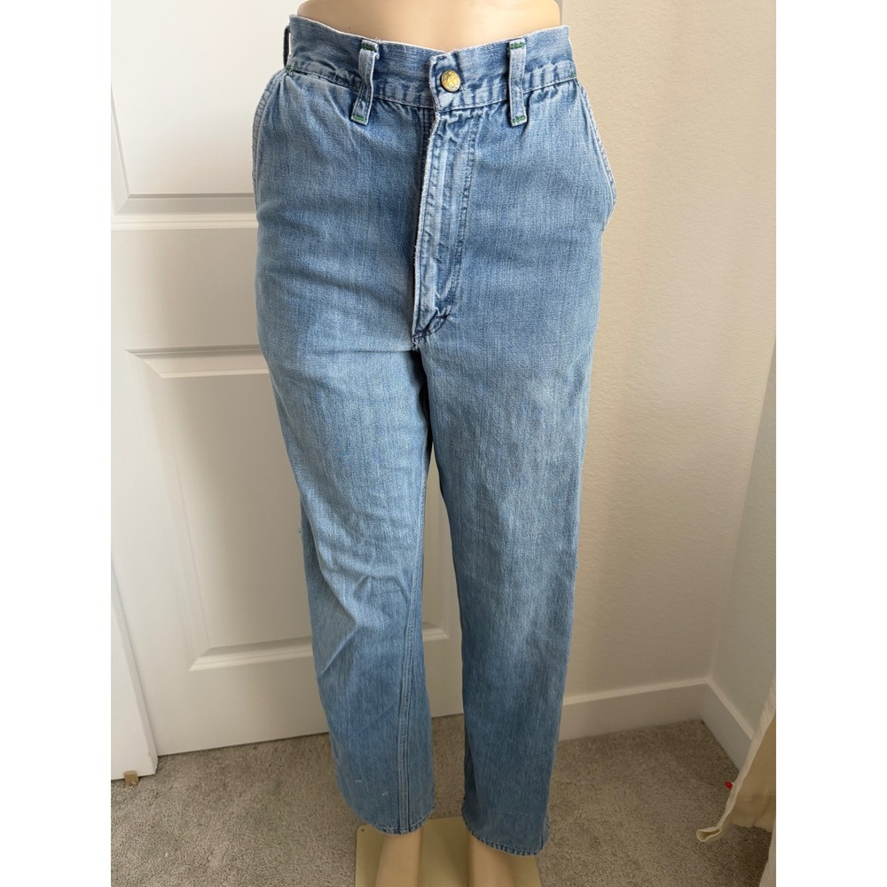 Vintage OshKosh Bgosh Carpenter Jeans Light Wash High Waist Denim Women's 26